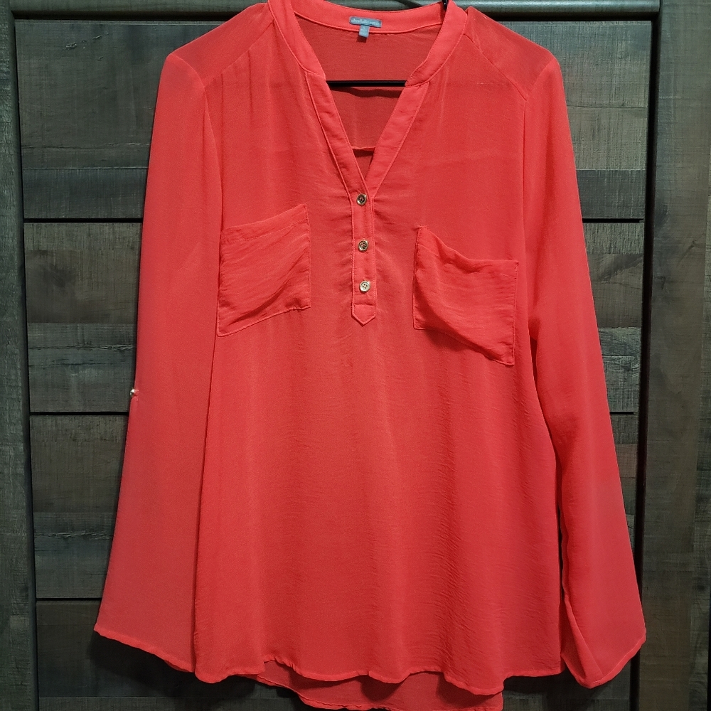 Sheer, Bright Blouse